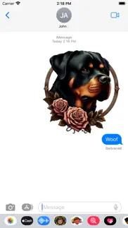 rottweiler stickers iphone images 4