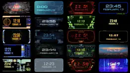 sci-fi clock iphone capturas de pantalla 4