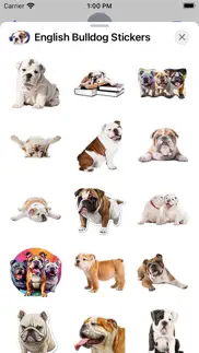 english bulldog stickers iphone capturas de pantalla 2