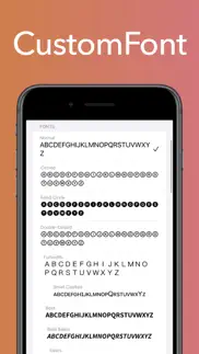 fonts for any app iphone capturas de pantalla 1