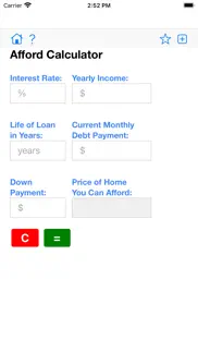 mortgage payment calculator iphone capturas de pantalla 2