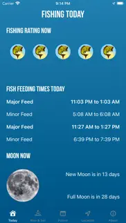 solunar best fishing times iphone images 1