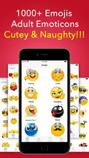 adult emoji animated emoticons iPhone Captures Décran 1