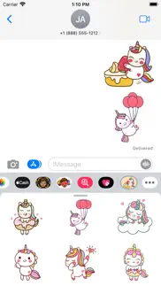 naughty unicorn stickers iphone images 3