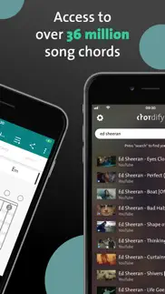 chordify: songs, chords, tuner iphone images 2