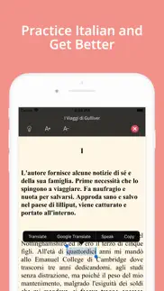 lecture en italien et audio iPhone Captures Décran 1