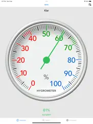 hygrometer - luftfeuchtigkeit ipad bildschirmfoto 1