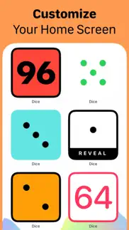 dice roll - interactive widget iphone resimleri 2