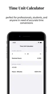 time unit calculator iphone bildschirmfoto 1