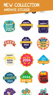 2023 new year animated sticker iphone images 2