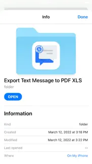 export text message to pdf,xls iphone images 3