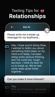 zinc ai - chat bot genius app iphone images 4
