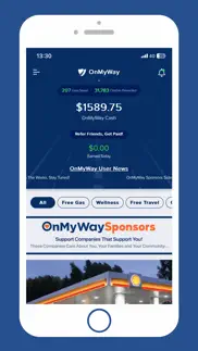 onmyway: drive safe, get paid iphone images 2