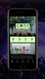 core festival iPhone Captures Décran 2