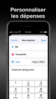 expense air - spending tracker iPhone Captures Décran 3