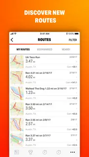 map my ride by under armour iphone images 4