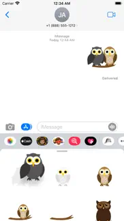owl cute sticker iphone images 3