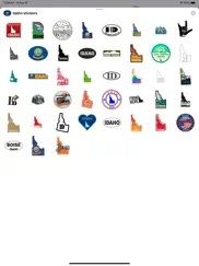 idaho emoji - usa stickers ipad images 1