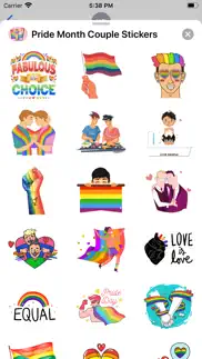 pride month couple stickers iphone images 3