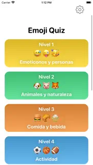 emoji quiz - juego adivinanzas iphone capturas de pantalla 1