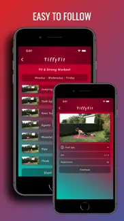 tiffyfit - women fitness app iPhone Captures Décran 4