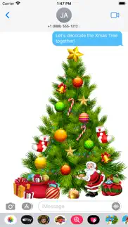 decor christmas tree stickers iphone images 1