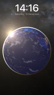 3d Земля и луна, солнце звезды айфон картинки 2