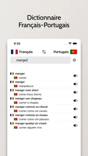 dictionnaire portugais iPhone Captures Décran 1