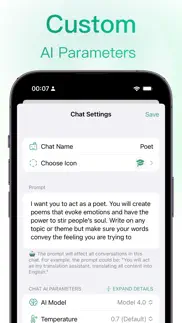 chatx - ai chat client iphone resimleri 4