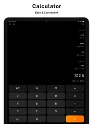 calcullo - calculator widget iPad Captures Décran 2