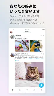 feather for mastodon iphone resimleri 3