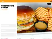 underground burger iPad Captures Décran 1