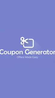 coupon generator pro iPhone Captures Décran 1