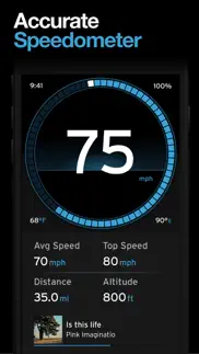 speedometer one speed tracker iphone images 1