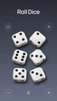 dice roller 3d roll simulator iphone resimleri 1