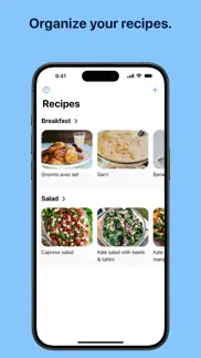 recipe saver: organize meals iphone images 1