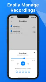 call recorder record phone app iPhone Captures Décran 3