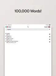 italian dictionary - english ipad images 2