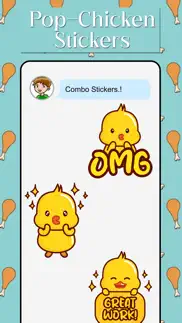 pop chicken stickers iphone images 3