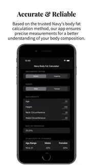 navy body fat calculator pro iphone resimleri 3