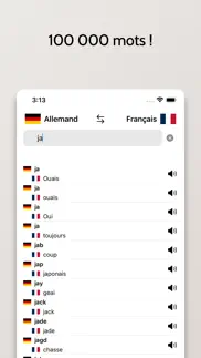 dictionnaire allemand/français iPhone Captures Décran 3