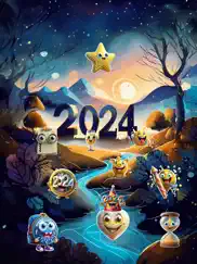 welcome new year stickers ipad images 1