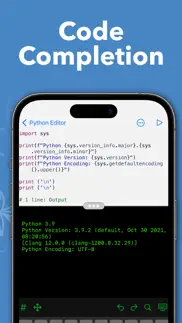 python editor app iPhone Captures Décran 3