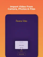 video reverser effect backward iPad Captures Décran 4