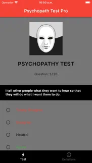 psychopathy test pro iphone images 2