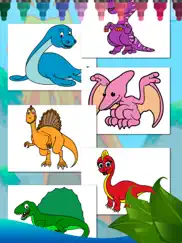 dinosaurs coloring book game ipad images 2