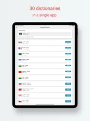 onedic dictionary multilingual iPad Captures Décran 1