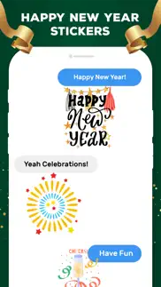 2022 happy new year stickers! iphone images 2