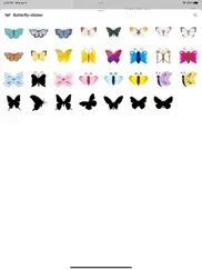 pop and chic butterfly sticker ipad images 1