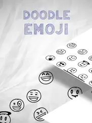 emoji faces doodle sticker set ipad images 1